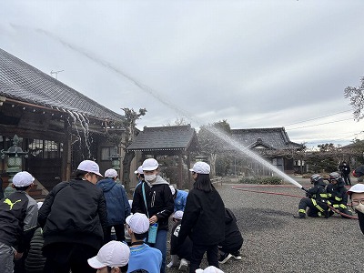 【５年生】土浦市文化財防火デー防火訓練