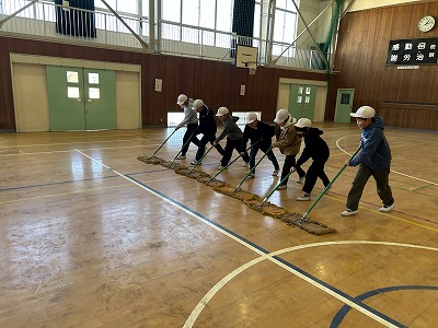 砂埃をきれいに