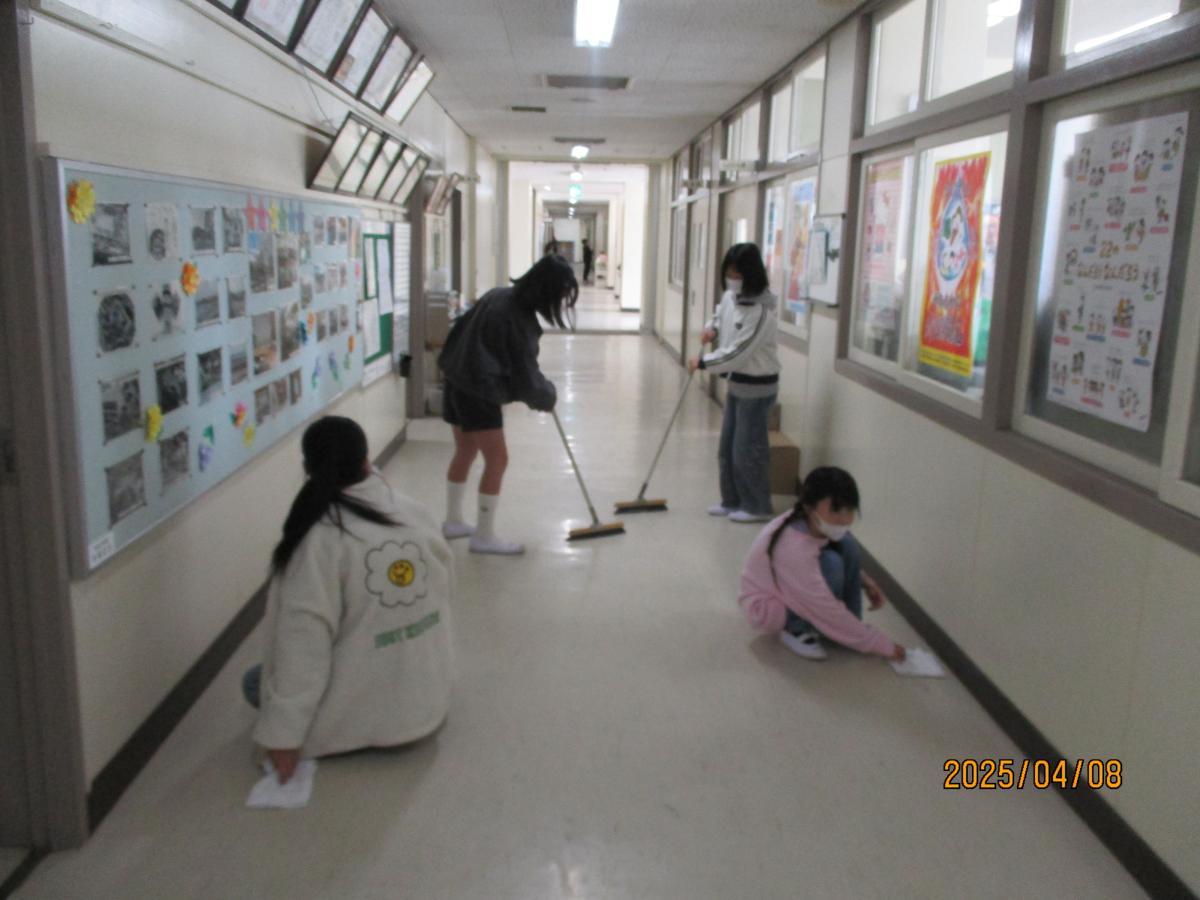 最高学年６年生！入学式準備